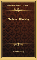 Madame D'Arblay