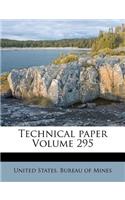 Technical Paper Volume 295
