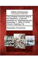 Christian Church's Duty to the Freedmen