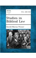 Studies in Biblical Law