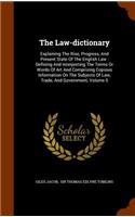 The Law-dictionary: Explaining The Rise, Progress, And Present State Of The English Law: Defining And Interpreting The Terms Or Words Of Art And Comprising Copious Info