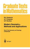 Modern Geometry-- Methods and Applications