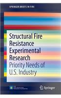 Structural Fire Resistance Experimental Research: Priority Needs of U.S. Industry(SpringerBriefs in Fire)