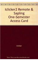 Iclicker2 Remote & Sapling One-Semester Access Card