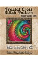 Fractal Cross Stitch Pattern: Design No. 5216