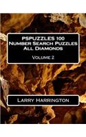 PSPUZZLES 100 Number Search Puzzles All Diamonds Volume 2