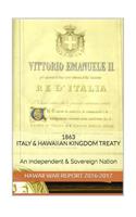 1863 ITALY & The HAWAIIAN KINGDOM TREATY
