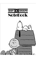 Notebook Dot-grid,graph Snoopy Sketch