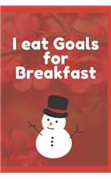 I eat Goals for Breakfast: Journal - Pink Diary, Planner, Gratitude, Writing, Travel, Goal, Bullet Notebook - 6x9 120 pages