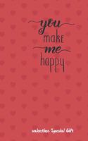 You make me happy gift The Couples Journal Special Gift