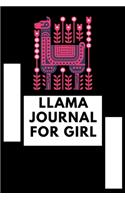 Llama Journal Girl: The 100 Days Gratitude Journal For Llama Lovers Girls, Boys, Man And Women, Write And Draw (Fun Notebook).