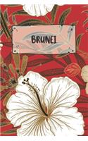 Brunei: Ruled Travel Diary Notebook or Journey Journal - Lined Trip Pocketbook for Men and Women with Lines