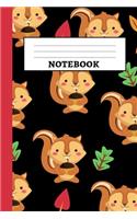 Notebook: Lovely Squirrel Journal / Notepad, Squirrel Lover Gifts (Lined, 6" x 9")