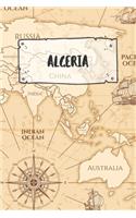 Algeria: Dotted Travel Diary Notebook or Journey Dotted Grid Journal - Holiday Trip Pocketbook for Men and Women with Dots