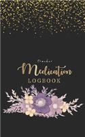 Medication tracker logbook