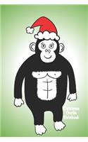 Christmas Gorilla Notebook