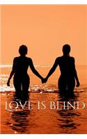 Love is blind, Notebook, Journal, Diary - One Subject - 120 Pages: motivational notebook 6x9 in
