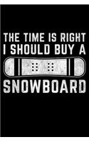 The Time Is Right I Should Buy A Snowboard