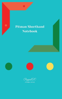 Pitman Shorthand Notebook- Light Blue Cover -6x9-Inches