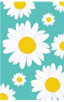 Pretty Daisy Journal: Softcover Blank Grid Lined Notebook for Journaling, Notetaking, Sketching and Creative Writing