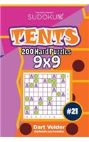 Sudoku Tents - 200 Hard Puzzles 9x9 (Volume 21)