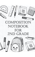 Composition Notebook For 2nd Grade