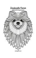 Malbuch mit Zendoodle-Tieren für Erwachsene 3