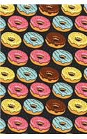 Donuts Pattern Writing Journal