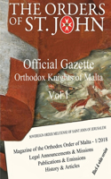 Official Gazette of the Orthodox Knights of Malta - black & white version - 1- 2018