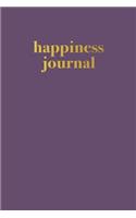 Happiness Journal: 6 x 9", 120 Page Purple Dot Grid Notebook for Journaling, Planning, and Organizing