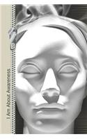 I Am about Awareness: Abstract Sketchbook Writing Journal Combo Book