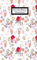 Daily and Weekly Chore Chart: Daily & Weekly Chore Chart Dairy Chore Notebook Pad for Productivity, Task Agenda, Professionals, Household Chores, Home Cleaning, Student Journal, 
