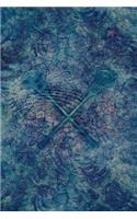 Monogram Lacrosse Notebook: Blank Journal Diary Log