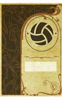 Monogram Volleyball Notebook