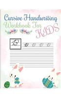 Cursive handwriting workbook for kids