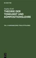 Harmonielehre (Tonalitätslehre)