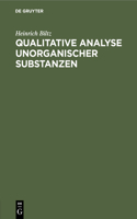 Qualitative Analyse Unorganischer Substanzen