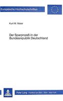 Der Sparprozess in der Bundesrepublik Deutschland