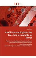 Profil Immunologique Des Lal Chez Les Enfants Au Maroc