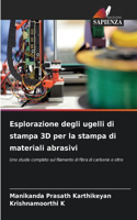 Esplorazione degli ugelli di stampa 3D per la stampa di materiali abrasivi