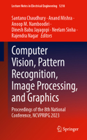 Computer Vision, Pattern Recognition, Image Processing, and Graphics