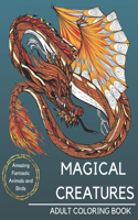 Magical Creatures Adult Coloring Book