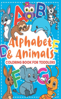 Animal Alphabet Coloring Book