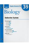Holt Biology Chapter 39 Resource File: Endocrine System
