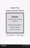 Student Activities Manual Answer Key for Fusión