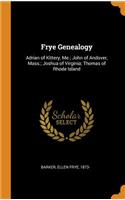 Frye Genealogy