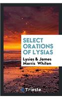 Select Orations of Lysias