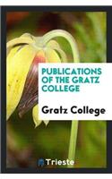 Publications of the Gratz College