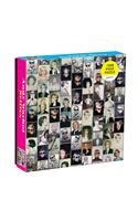 Andy Warhol Selfies 1000 Piece Puzzle in a Square Box