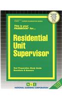 Residential Unit Supervisor: Passbooks Study Guide